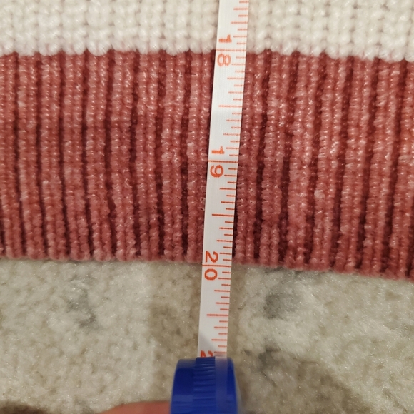 Soft Chenille Striped Jumper Sweater - Picture 6 of 8